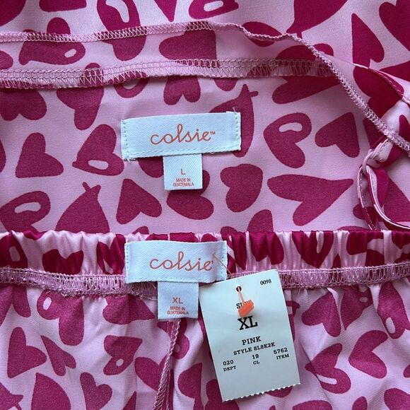 Colsie Two-Piece Pajama Set Mixed Size (L Tank and XL Shorts) NWT - Picture 5 of 6
